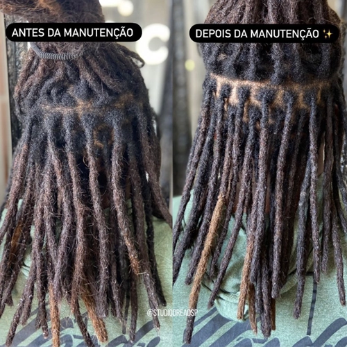 antes e depois manutenção dread